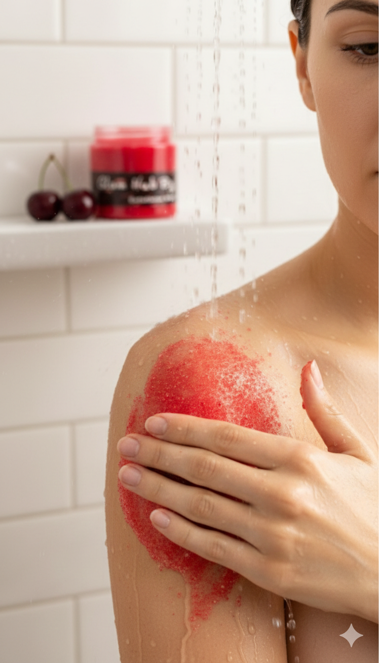 Cherry & berry body Scrub(300)Grams✨