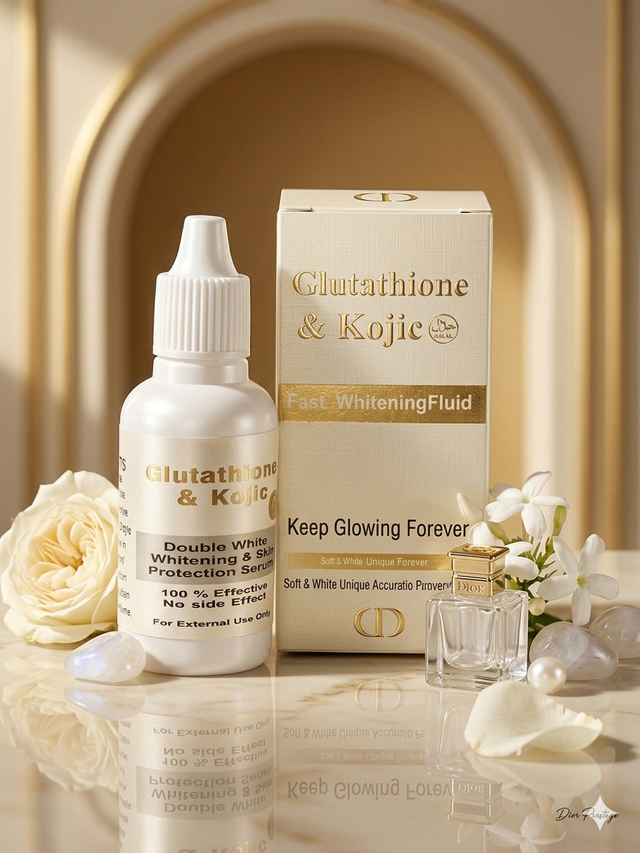 Skin bright Fluid with Glutathione & kojic acid🫧30ml