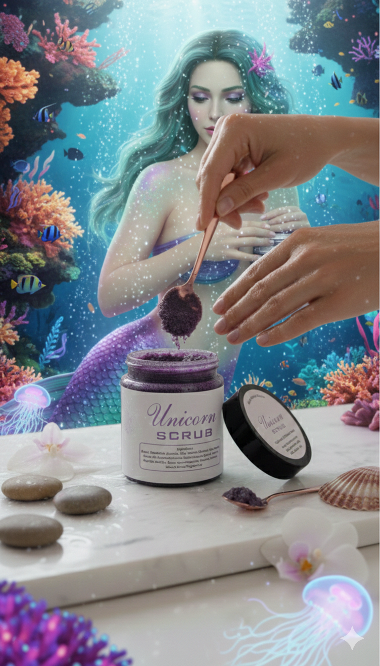 Unicorn scrub 🌸(500)Grams